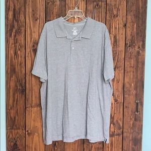 ☘️5 for $25☘️ Gray short sleeve Polo